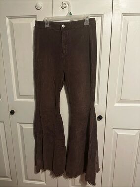 Free People Just Float On Flare Jeans Women’s 30/34 Bell Bottom Frayed